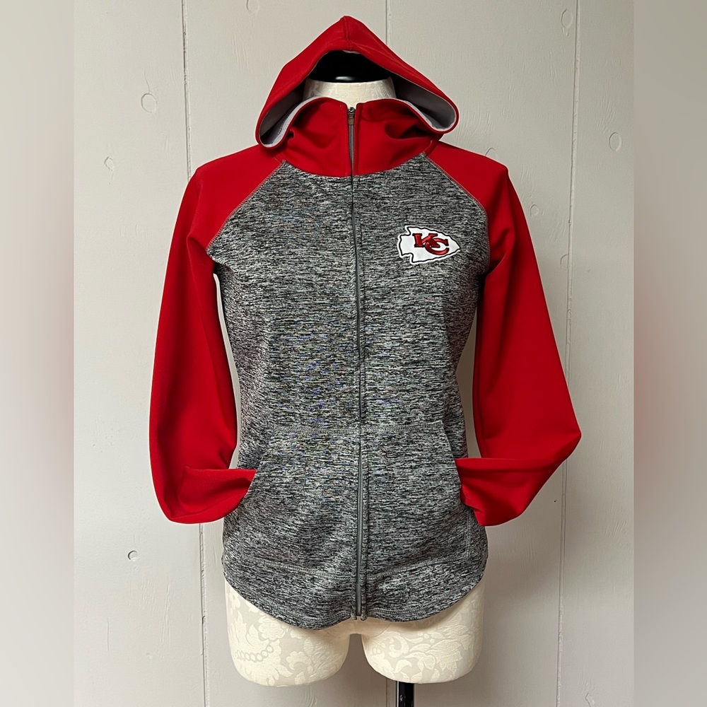 Ladies Kansas City Chiefs hooded jacket - Picture 2 of 7
